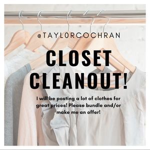 CLOSET CLEANOUT!
